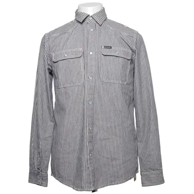 Chemise (Bleu, Blanc) de DePalma Workwear Coton