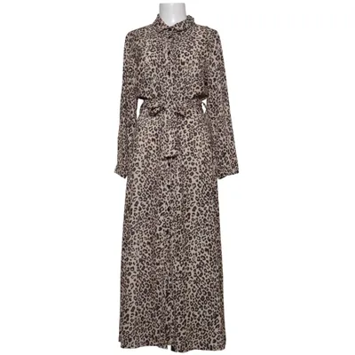 Robe chemise (Beige, Marron, Noir) de Stajl Polyester