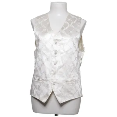Kostymväst (Vit) från Cavaliere Polyester, Viskos