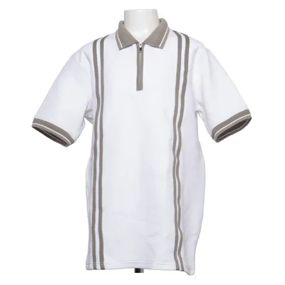 Polo shirt (White, Brown) from Denim & Flower Cotton, Elastane, Polyester