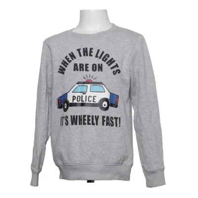 Sweatshirt (Gray) from H&M Cotton, Polyester, Viscose, Elastane
