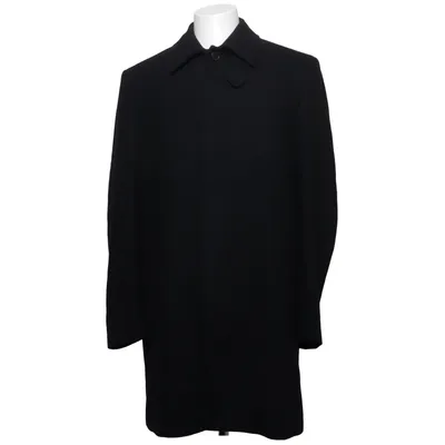 Coat (Black) from These Glory Days Acetate, Polyester, Wool