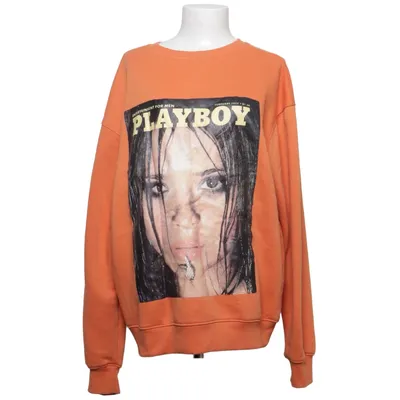 Collegetröja (Orange) från Playboy x Missguided Bomull, Polyester