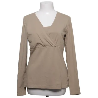 Nursing blouse (Beige) from H&M Mama Cotton, Elastane
