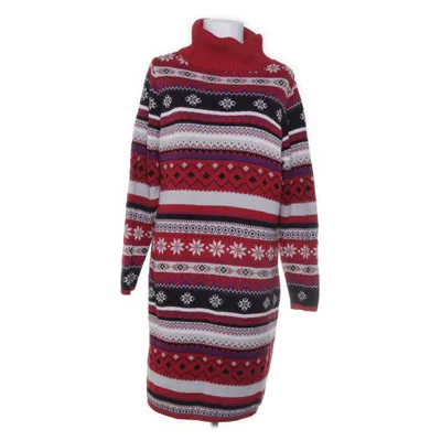 Turtleneck kjole (Rød, Flerfarvet) fra BPC Bonprix Collection Akryl, Bomuld