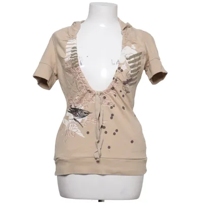 Kortärmad huvtröja (Beige, Flerfärgad) från DKNY Active Bomull