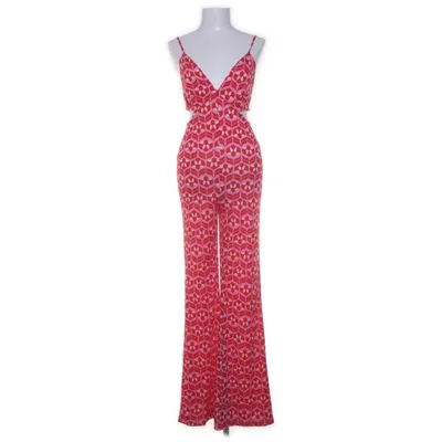 Jumpsuit (Rood, Roze, Meerkleurig) van FB Sister Elastaan, Polyester