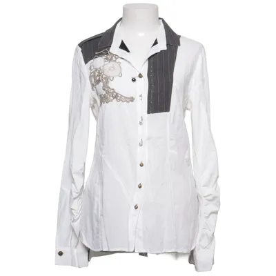 Shirt (White, Gray) from Elisa Cavaletti Polyester, Viscose