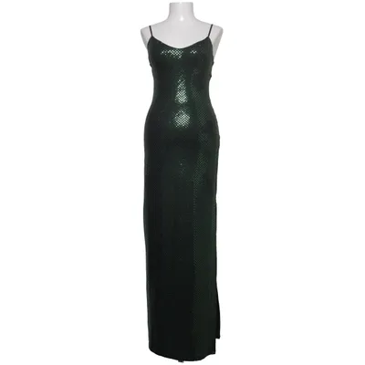 Aftenkjole (Grøn) fra Haute Monde Elastan, Metallfiber, Polyester