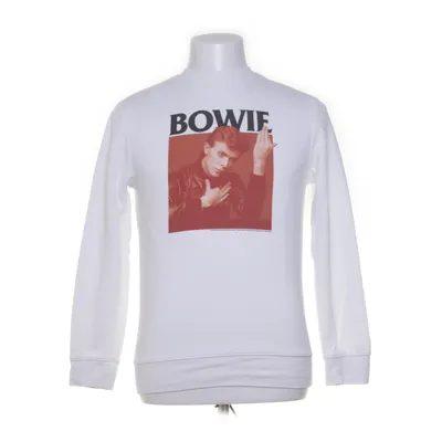 Sweatshirt (Hvid, Flerfarvet) fra H&M Man Bomuld, Polyester