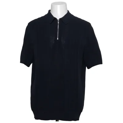 Polo shirt (Blue) from Reiss Acrylic, Cotton, Polyamide