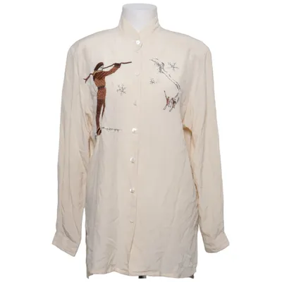 Blus (Beige) från Zapa Silke