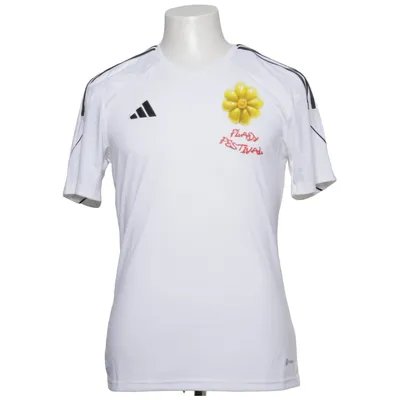 Fodboldtrøje (Hvid, Sort) fra Adidas Genanvendt polyester
