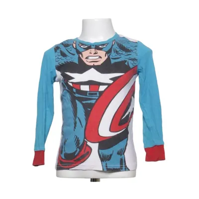 T-shirt à manches longues (Bleu, Blanc, Rouge, Multicolore) de H&M x Marvel Coton