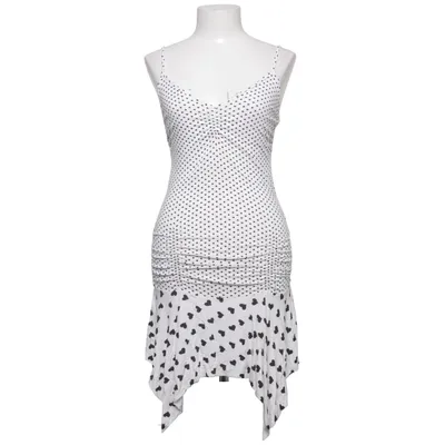 Robe (Blanc, Noir) de Moonlight Coton, Polyester