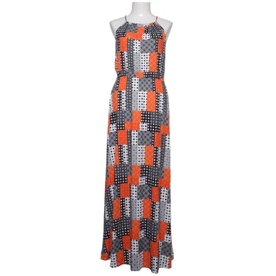 Robe longue (Orange, Gris, Blanc) de Rösch Élasthane, Viscose