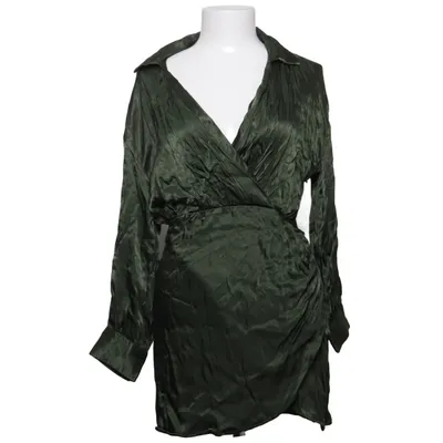 Wrap dress (Green) from Zara Viscose