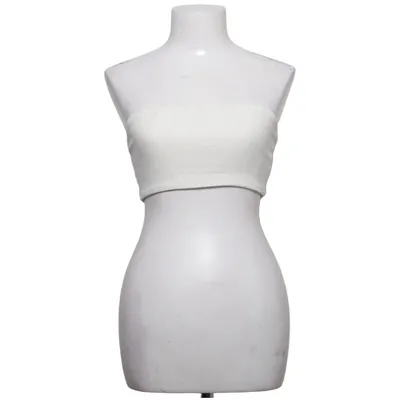 Crop top (Vit) från Hanna Schönberg x NA-KD Elastan, Polyester