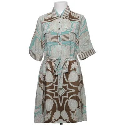 Tunic (Brown, Green, Multicolored) from Gold Hawk Silk