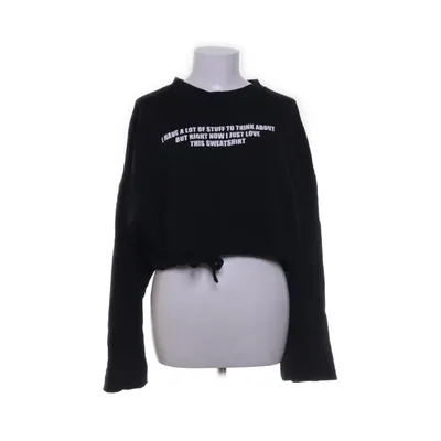 Sweatshirt (Sort) fra Zara Trafaluc Bomuld, Elastan