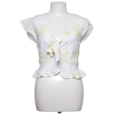 Top (Wit, Geel) van Abercrombie & Fitch Katoen