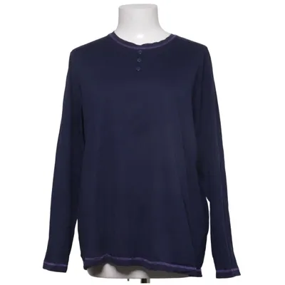 T-shirt manches longues (Bleu) de Oyanda Coton