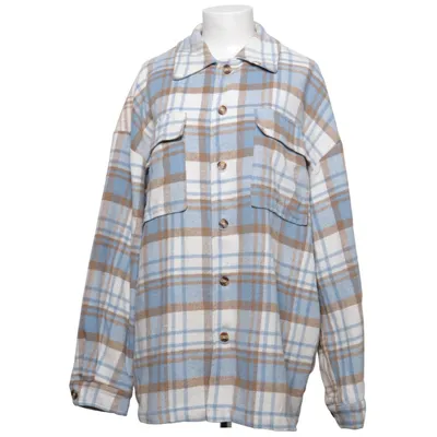 Overshirt (Blauw, Beige, Wit, Bruin) van Collusion Acryl, Katoen, Polyamide, Polyester, Viscose, Wol
