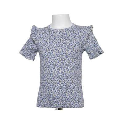 Haut (Bleu, Blanc) de H&M Coton, Élasthane