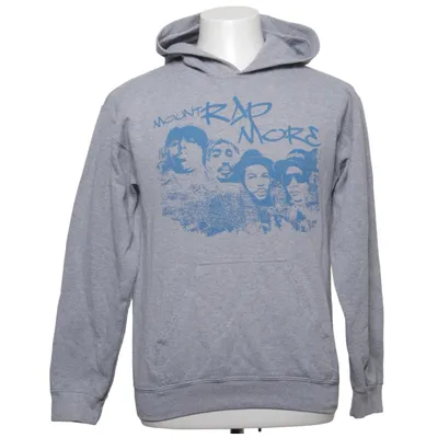 Capuchon sweater (Grijs, Blauw) van Gildan Katoen, Polyester