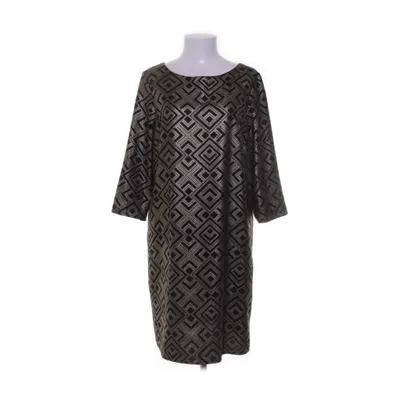Klänning (Svart, Guldfärgad) från La Redoute Polyester