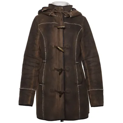 Duffle coat (Marron) de Livelo Cuir, Polyester