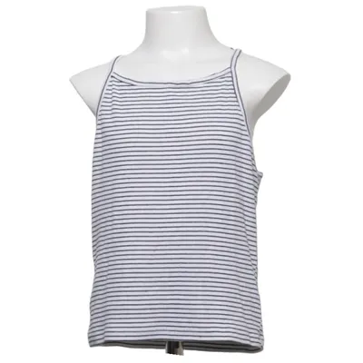 Tanktop (Wit, Zwart) van H&M Basic Katoen, Elastaan
