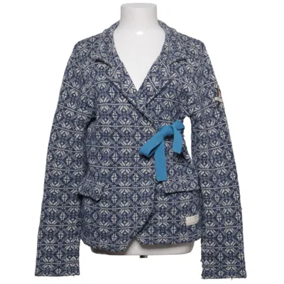 Wickeljacke (Blau, Weiß) von Odd Molly Nylon, Wolle