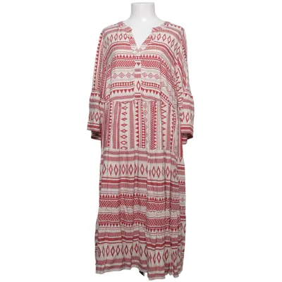 Jurk (Rood, Wit) van Gina Viscose