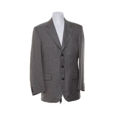 Blazer (Zwart, Beige, Meerkleurig) van Nisses Herrmode Zijde, Viscose, Wol