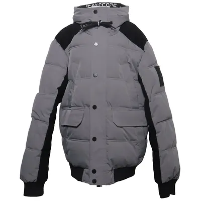 Vinterjacka (Grå, Svart) från Indigo Bomull, Polyester