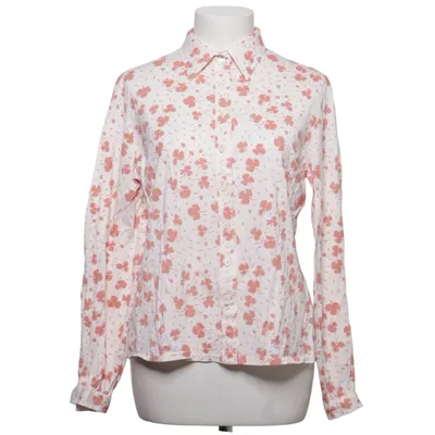 Shirt (Wit, Rood) van Lucia Katoen