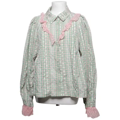 Blus (Grön, Rosa, Vit) från HUNKØN Polyester, Viskos