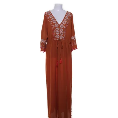 Maxi jurk (Oranje, Wit, Rood) van Shein Polyester