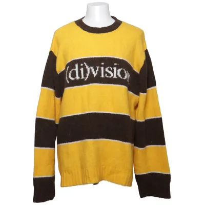 Pull-over (Jaune, Marron) de Division Acrylique, Laine d'alpaga, Élasthane
