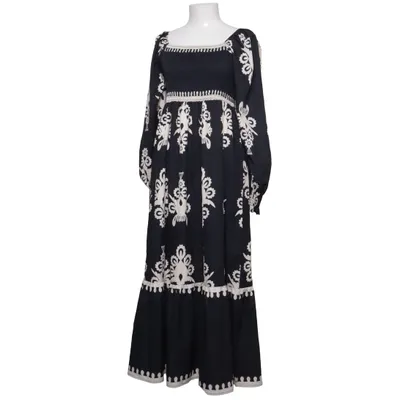 Maxi jurk (Zwart, Beige) van Shein Polyester