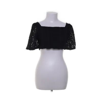 Crop top (Zwart) van Zara W&B Collection Polyester