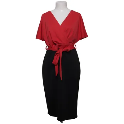 Robe (Rouge, Noir) de Grace Karin Élasthane, Polyester
