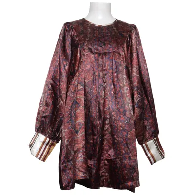 Blouse (Brown, Multicolored) from Ti-mo Polyester