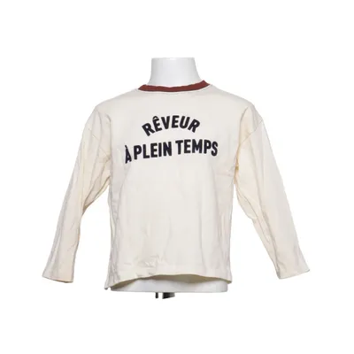 Lange mouwen shirt (Beige, Bruin) van Zara Katoen