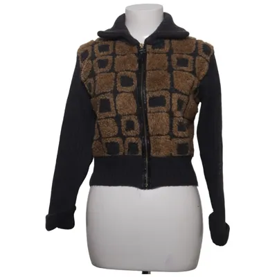 Cardigan (Grijs, Bruin, Meerkleurig) van Lene Sand Acryl, Alpacawol, Polyester