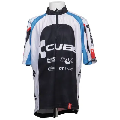 Cykeltrøje (Sort, Hvid, Blå, Flerfarvet) fra Cube Polyester