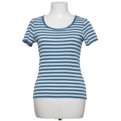 T-shirt (Blue, White) from Hessnatur Organic cotton