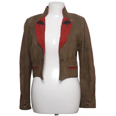 Veste en cuir (Marron, Rouge) de McDavid Cuir