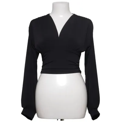 Crop top (Black) from Dispatch Polyester